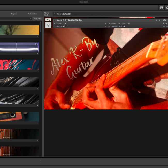 Alex K-by Guitar Vst Kontakt